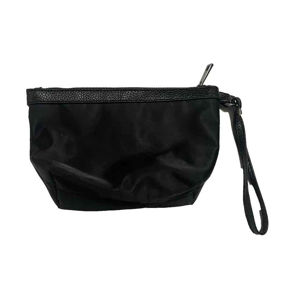 Miniso Black Makeup/cosmetic Bag With Handle